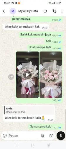 Testimonial Buket Bunga umbuljaya
