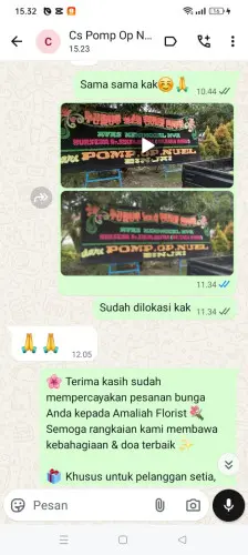 Testimonial Papan Bunga umbuljaya